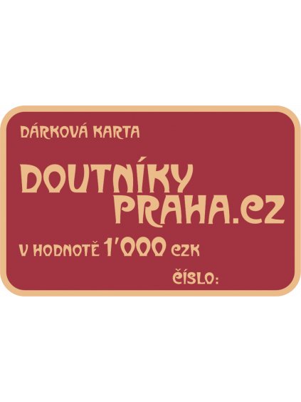 Darkove Karty 1000 CZK
