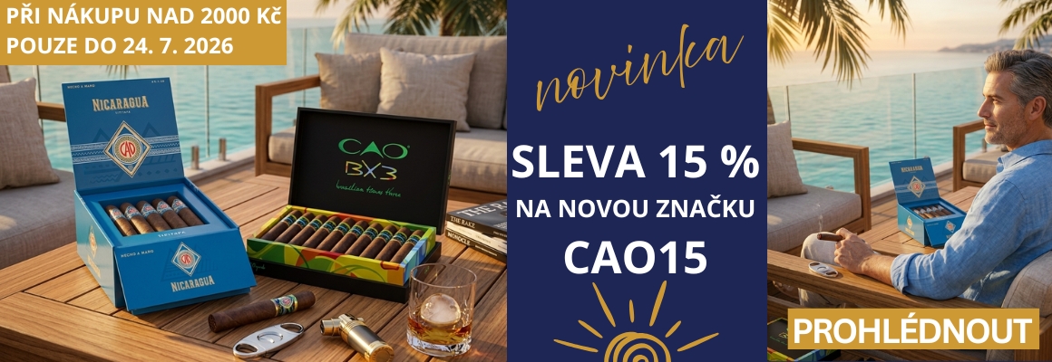 Sleva 15 % na novou značku CAO.