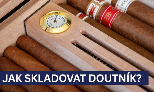 Skladujte doutníky jedině v humidoru z kvalitního cedrového dřeva.