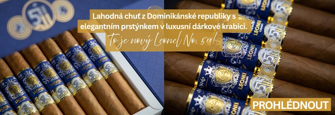 Lahodná chuť z Dominikánské republiky s elegantním prstýnkem v luxusní dárkové krabici. To je nový Leonel No. 511!