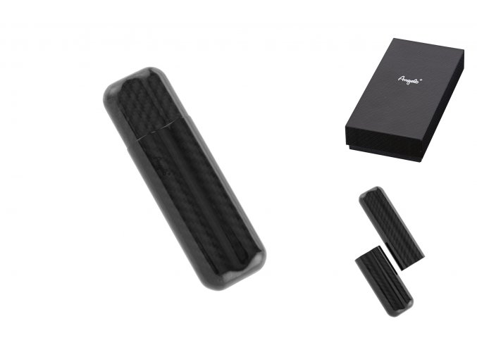 pouzdro na doutníky carbon angelo 812004