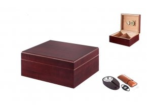 humidor angelo set rotbraun 920290