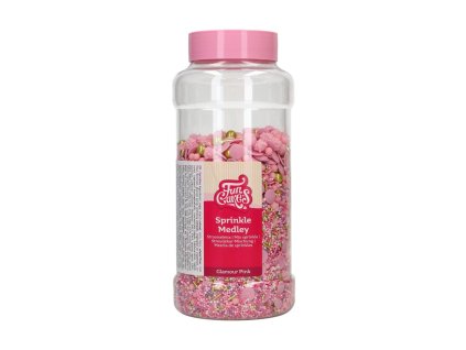 FunCakes F54075 FunCakes Sprinkle Medley Glamour Pink 600g 1 jpg 1