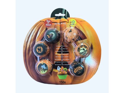 alvarak papierove kosicky 150ks so 6 farebnymi motivmi halloween