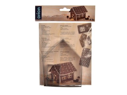 Nerezová vykrajovačka- Chalúpka sada 6ks