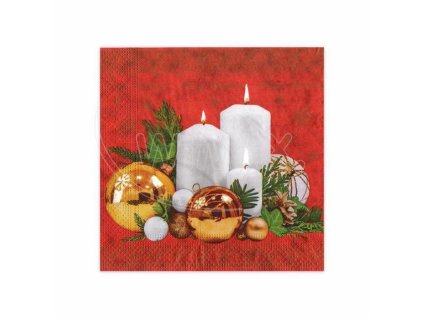 Obrúsok Vianoce - Červený