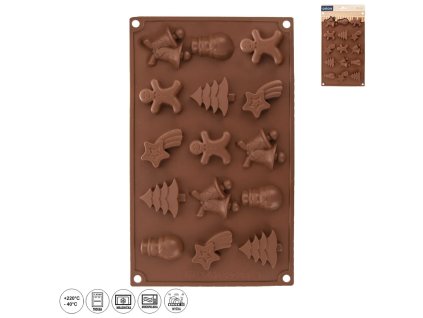 Orion - Forma silikón Vianoce 15 hnedá
