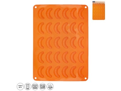 Orion - forma silikón rožtek 30 oranžová