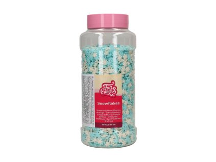 FUNCAKES2023 F52820 FUNCAKES SNOWFLAKES WHITE BLUE 450G JPG