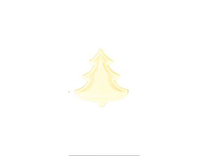 Čokoládová dekorácia - stromček biely  20ks