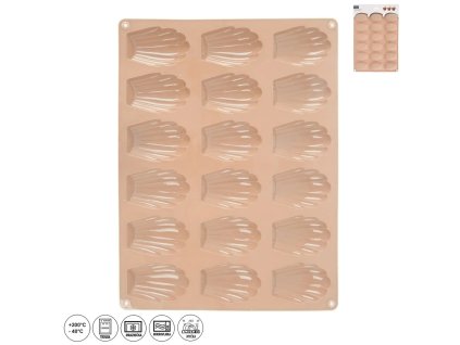 Forma silikón labky 18 béžová