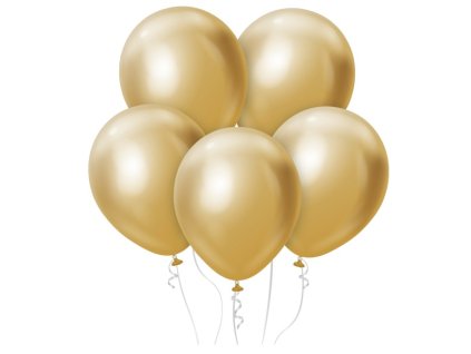set metalickych balonov 7ks 12 zlate