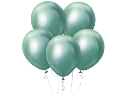 set metalickych balonov 7ks 12 zelene