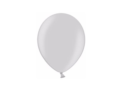 metalicke balony strieborne 100ks 25cm