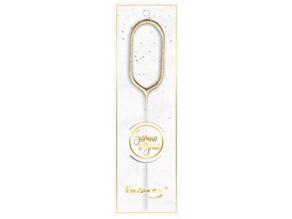 prskavka v tvare cisla 0 90x55mm