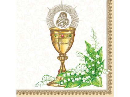 servitky ku krstu 20ks 33x33cm slko 901