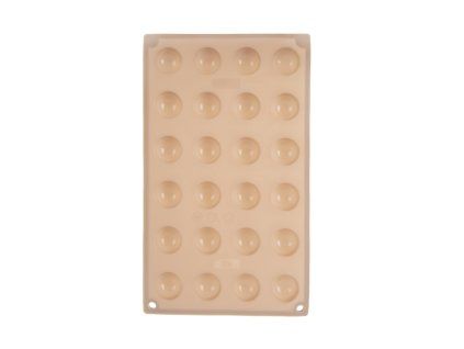 silikonova forma polgula 24 bezova
