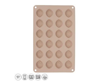 forma silikon cokolada pralinky 24 bezova