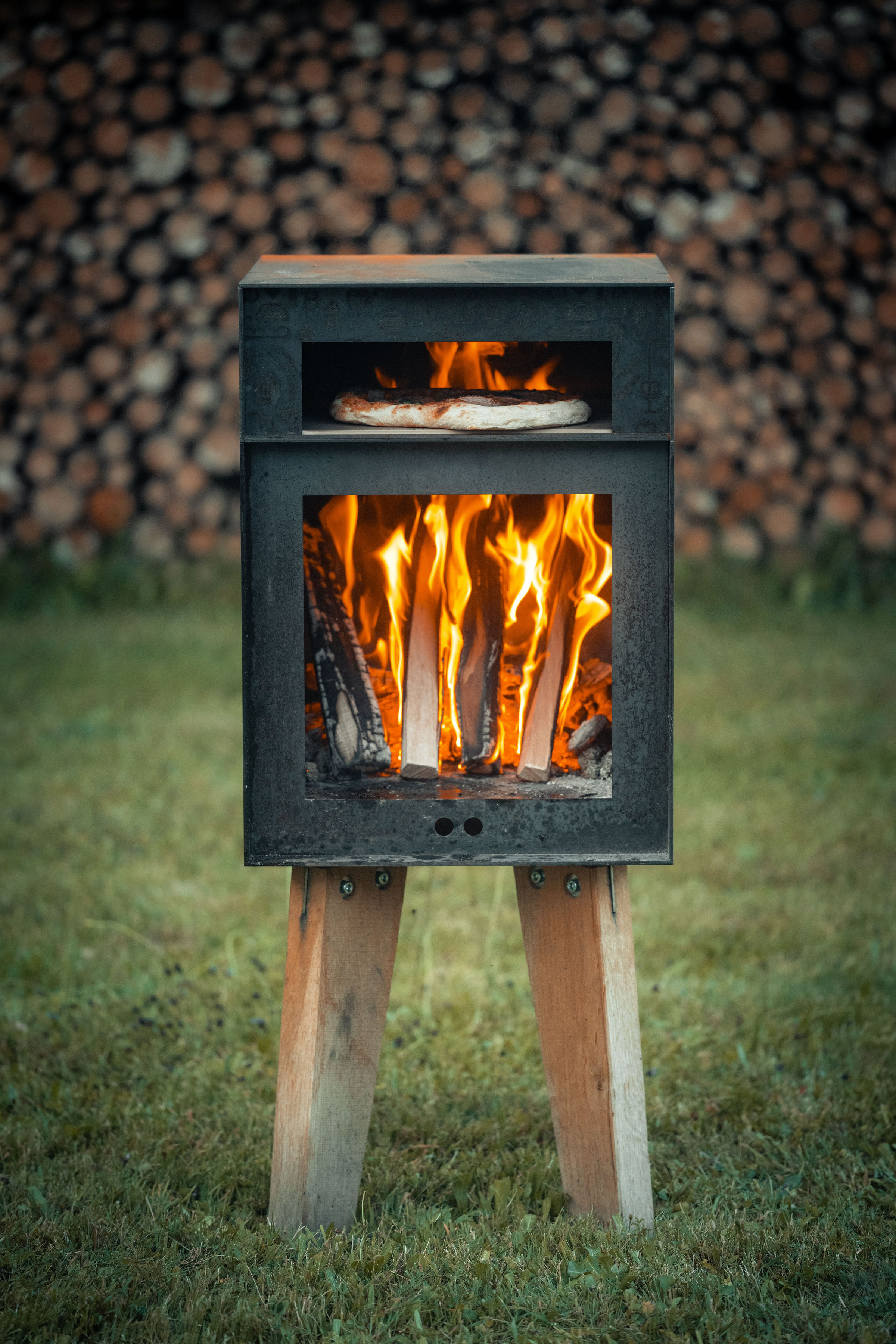 Modulární pec — pizza nástavec