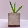 betonový květináček
