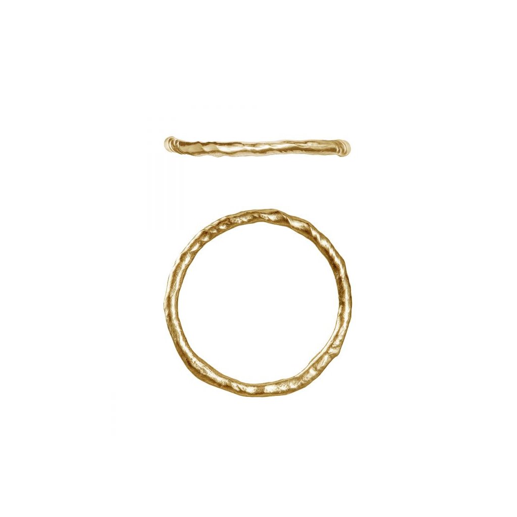Ring Twisted 10 gold-plated