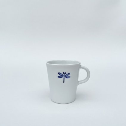 porcelanovy hrnicek obrazek vazka 80ml