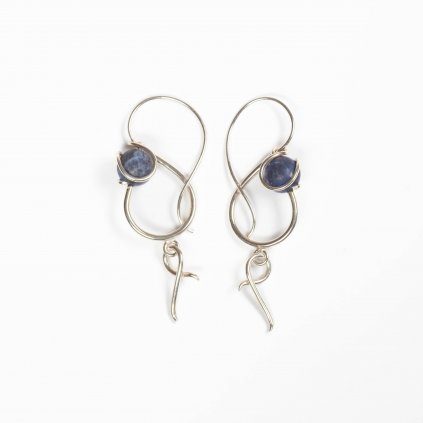 Earrings Bold Fine lapis lazuli