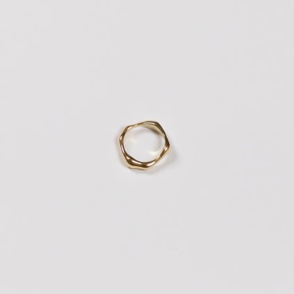 Knuckle Ring AWRY - gold plated