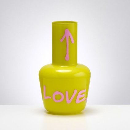 Unnamed Vase with Pink Love Yellow