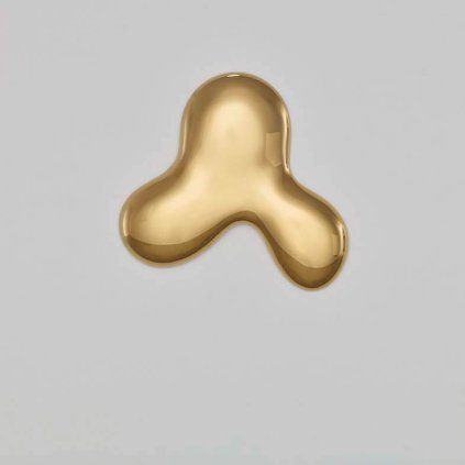 Drops 3D Wallpaper Gold B