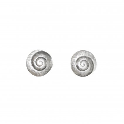 Earrings Snail big silver