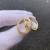Earrings Beach Artefacts M curved gold plated