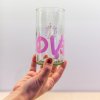 Lemonade Love - transparent set of two glasses