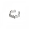 ear cuff hexagon silver