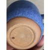 Cup with handle blue