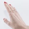 Double ring Shapes silver 03
