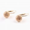 Earrings Ball dangle gold plated