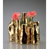 Porcelánová vázá bíla Abstract Vase Gold