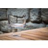 Cube whisky glass transparent