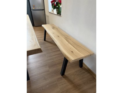 luxusní dubová lavice