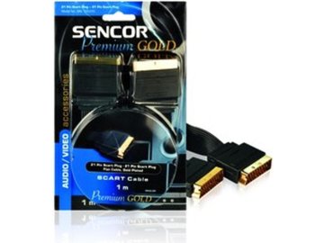 SENCOR SAV 135-010 SCART GOLD 1M