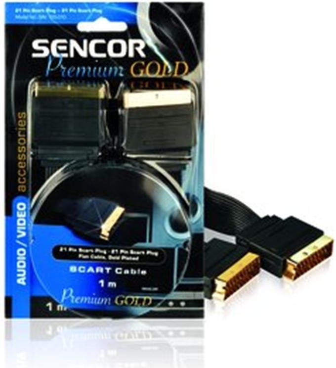 SENCOR SAV 135-010 SCART GOLD 1M