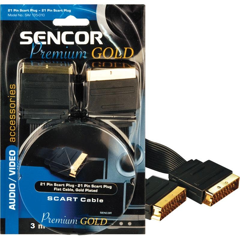 SENCOR SAV 135-030 SCART GOLD 3M