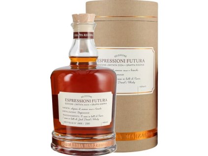Marzadro Grappa Espressioni Futura Jack Daniels cask 45%0.70l