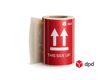 Výstražná nálepka THIS SIDE UP Neklopiť