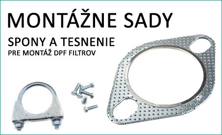 Tesnenie pre DPF filtry a katalyzátory