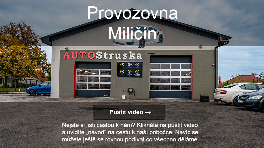 Video trasa Miličín