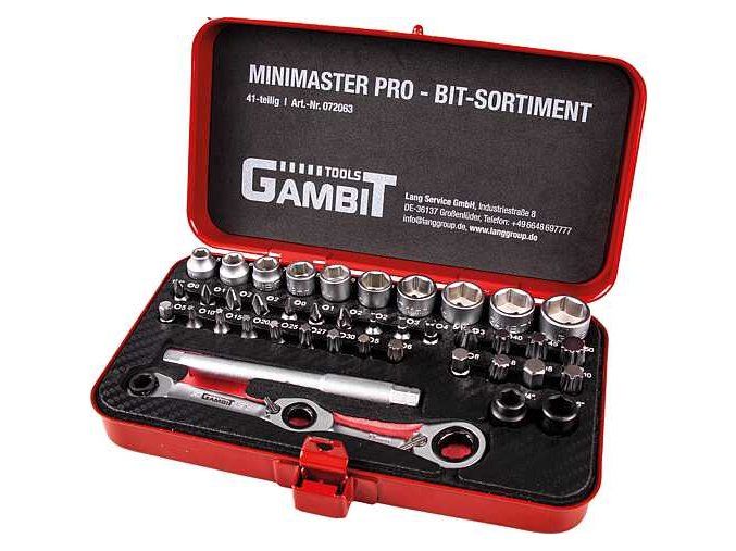 MTP - Sada bitů Mini Master Pro Gambit Tools
