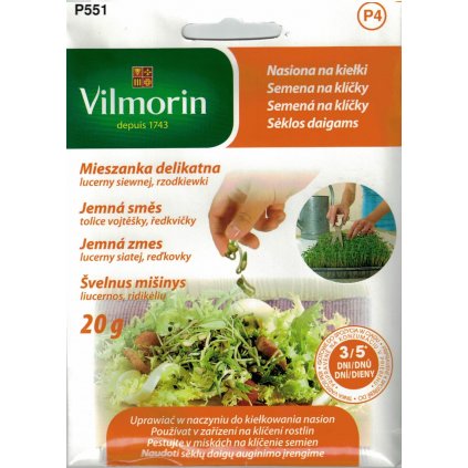 JEMNÁ ZMES LUCERNY SIATEJ A REĎKOVKY
