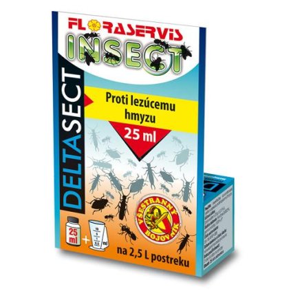 DELTASECT 25ML proti lezúcemu hmyzu, vrátane klieštov